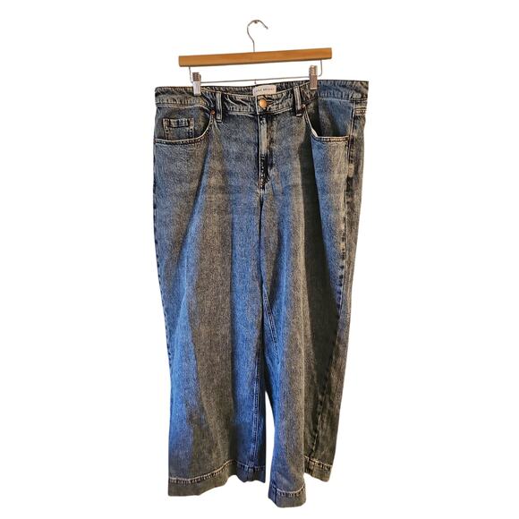 Lane Bryant sz 18 Signature Fit Wide Leg Jeans WJ94 - Picture 5 of 9